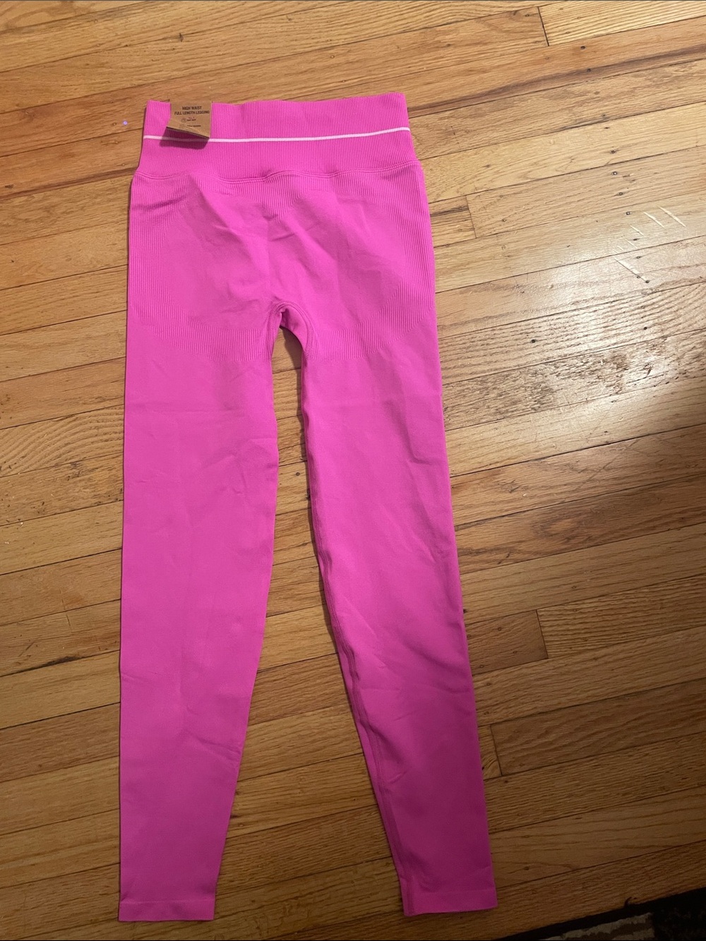 Girls' Hot Pink Seamless Leggings